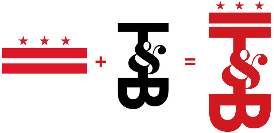 DC Flag and T&B Logo Equals... The process